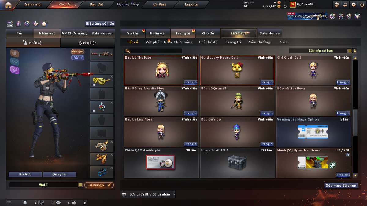 shop acc cf uy tin gia re
